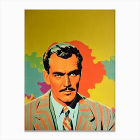 Walter Huston Colourful Pop Movies Art Movies Canvas Print