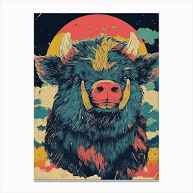 Wild Boar Canvas Print