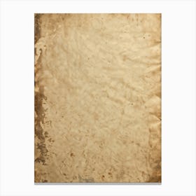 Antique Paper Exhibiting A Rustic Pattern Aged Sepia Tones With Gentle Creases And Worn Edges Hint (4) Canvas Print