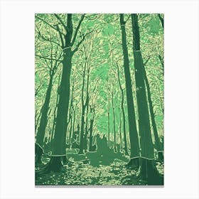 Green Forest Canvas Print