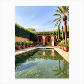 Scottsdale Pool Canvas Print