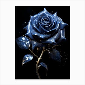 Blue Rose 3 Canvas Print