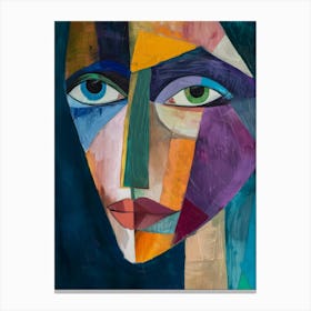 Abstract Portrait Of A Woman 42 Canvas Print