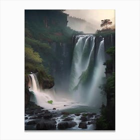 Huangguoshu Waterfall, China Realistic Photograph (1) Canvas Print