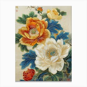 Chinese Flower Painting 85 Canvas Print