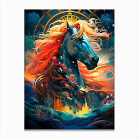 Mermaid Horse Canvas Print