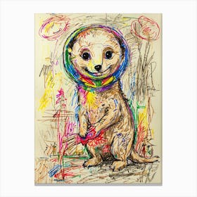 Meerkat 5 Canvas Print