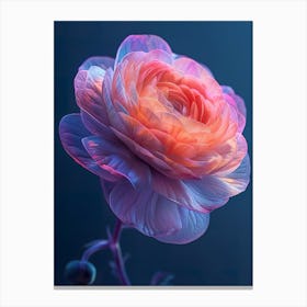 Peony Flower 14 Canvas Print