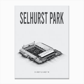 Selhurst Park Crystal Palace Fc Stadium Canvas Print