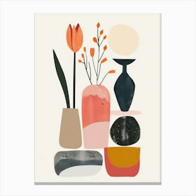 Cute Abstract Objects Collection 8 Canvas Print