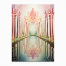 Geometric Reflections Abstract 2 Canvas Print