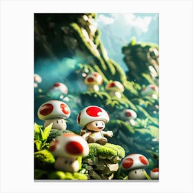 Toad Mario 1 Canvas Print