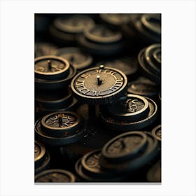 Clocks Canvas Print