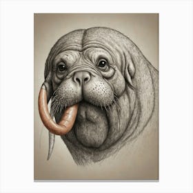 Walrus 2 Canvas Print