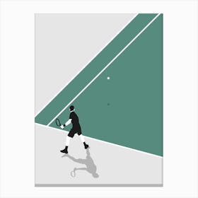 Tennis Player Canvas Print