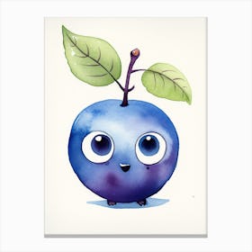Friendly Kids Blueberry 1 Canvas Print