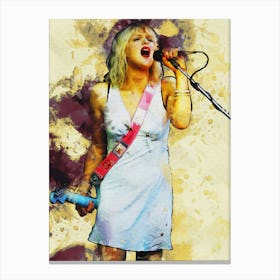 Smudge Courtney Love 2 Canvas Print