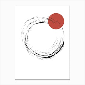 Zen Circle Canvas Print