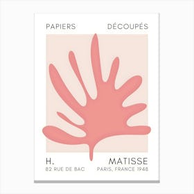 Henri Matisse Papers Decoupes Canvas Print