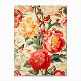 Floral Wallpaper 68 Canvas Print