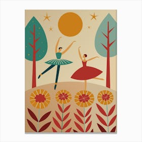 Ballerinas Canvas Print