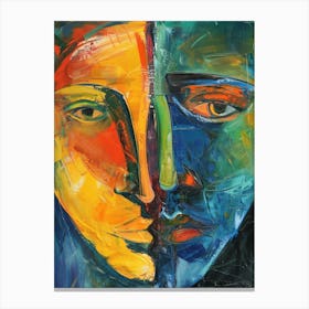 Two Faces 10 Canvas Print