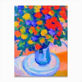 Goniopora Matisse Inspired Flower Canvas Print