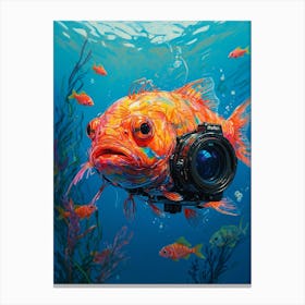 Camera Fish 1 Canvas Print
