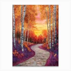 Beautiful Autumn Painting 4 Canvas Print