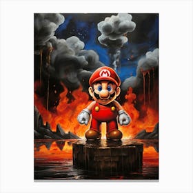 Mario Bros painting 1 Canvas Print