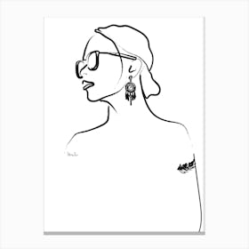 Jewellery girl Canvas Print