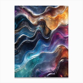 Stunning Whimsical Marble 1 Canvas Print