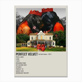 Perfect Velvet By Red Velvet 2017 Poster 2 Canvas Print