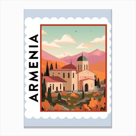 Armenia 2 Travel Stamp Poster Canvas Print