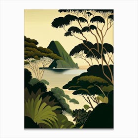 Lord Howe Island Australia Rousseau Inspired Tropical Destination Canvas Print