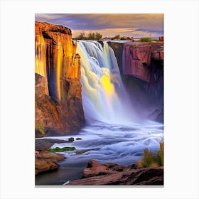 Shoshone Falls, United States Nat Viga Style (1) Canvas Print