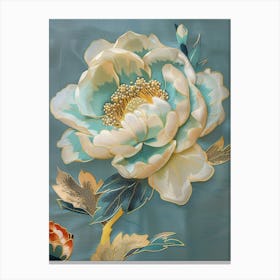 Peony Painting 4 Canvas Print