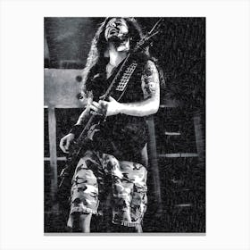 Dimebag Darrell art 1 Leinwandbild