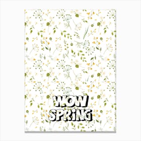 Wow Spring Canvas Print