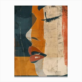 Abstract Portrait Of A Woman 35 Canvas Print