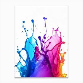 Colorful Paint Splash 1 Canvas Print