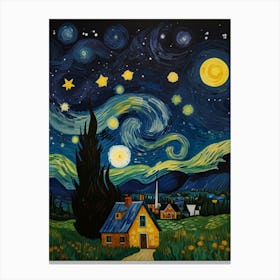 Starry Night 30 Canvas Print