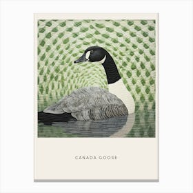 Ohara Koson Inspired Bird Painting Canada Goose 2 Poster Canvas Print