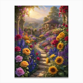 Garden Path 3 Canvas Print