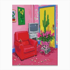 Pink Room 1 Canvas Print