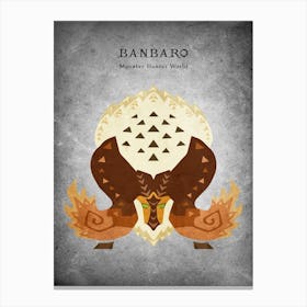 Banbaro Vintage Canvas Print