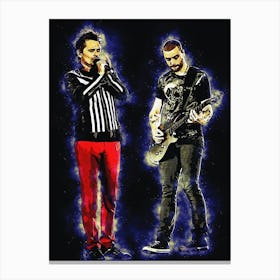 Spirit Of Matt Bellamy & Chris Wolstenholme Canvas Print