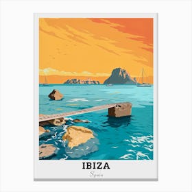 Ibiza Travel Canvas Print