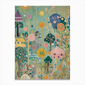 Whimsical Garden Canvas Print