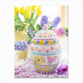 Easter Jar Canvas Print